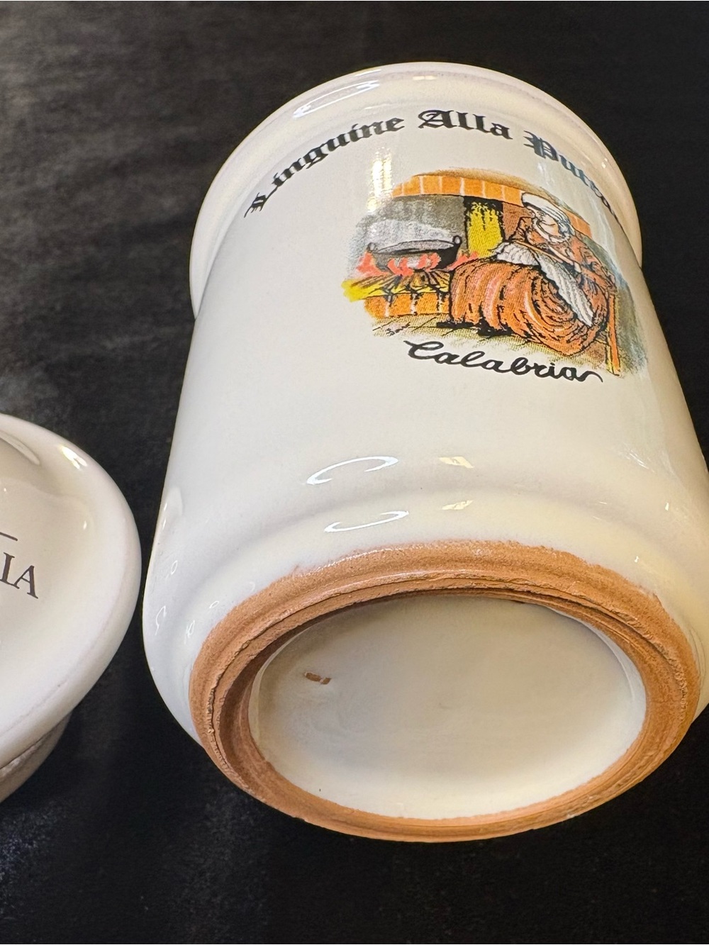 Vintage Delizie DiCalabria Ceramic Jar - Picture 5 of 6